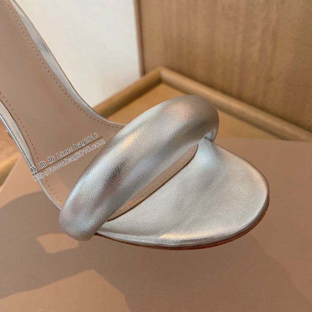 Gianvito Rossi專櫃款一字帶涼鞋 定制羊皮女士拖鞋 dx3604